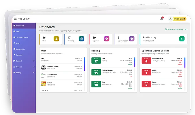 Dashboard Interface